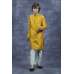 Yellow Kids Kurta Pajama Indian Boys Wedding Suit
