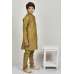 Boys Gold Kurta Pajama