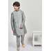 Silver Grey Indian Boys Eid Kurta Pajama