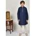 Navy Blue Kurta White Pajama For Boys Navy Blue Kurta White Pajama For Boys