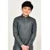 Dark Grey Pakistani Designer Top Quality Boys Kurta Shalwar