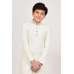 Off White Boys Designer Kurta Pajama Set Off White Boys Designer Kurta Pajama Set