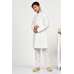 White Punjabi Boys Kurta Pajama Suit