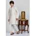 Cream Indian Boys Wedding Kurta Pajama