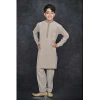 Taupe Kurta Pakistani Boys Readymade Salwar Suit