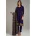 Navy Blue Pakistani Designer Readymade Dress