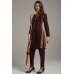 Masterpiece Choco Brown Winter Pakistani Style Salwar Suit Large Size