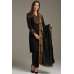 Black Warm Kurta Style Winter Dress