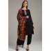 Black Shawl Winter Wear Salwar Suit