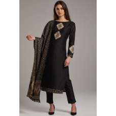 Black Indian Designer Evening Wear Salwar Suit