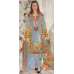 Blue Printed Readymade Pakistani Lawn Salwar Kameez 