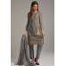  Grey Dress Kurti Indian Festive Party Salwar Readymade Suit 