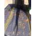 Navy Blue Printed & Embroidered Linen Winter Salwar Kameez