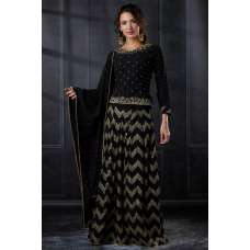 Black Embroidered Lehenga Choli Pakistani Wedding Dress