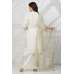 Off White Pista Embroidered Indian Ladies Palazzo Suit
