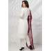 Cream Maroon Stitched Designer Salwar Kameez For Women