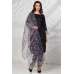 Plain Black Salwar Suit with Organza Dupatta