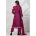 Purple Readymade Pakistani Traditional Salwar Suit