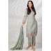 Grey Embroidered Kurti Trouser Festive Suit