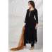 Black Readymade Eid Frock Kurti Suit