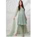 Mint Heavy Embellished Wedding Party Gharara Suit