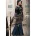 ZARS-100 BLACK PRINTED LAWN SUMMER FESTIVE GHARARA PENT SUIT