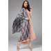 PEACH NOUGAT PAKISTANI DESIGNER A LINE SUIT WITH CONTRAST DUPATTA
