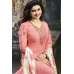 Peachy Pink Indian Party Wear Churidaar Suit