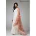 Off White Peach Flared Dress Anarkali Gown Off White Peach Flared Dress Anarkali Gown