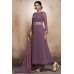 PURPLE ROSE CIRCULAR STYLE READY MADE SALWAR SUIT