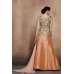 Gold Top Peach Silk Banglori Choli Readymade Suit