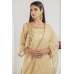 Beige Banglori Silk Readymade Gharara Suit