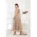 Beige Long Dress Anarkali Indian Wedding Suit