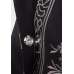 Turkish Coat Black White Collarless A Line Ladies Coat