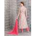 Pink Summer Floral Printed Shirt Dress Readymade Suit 