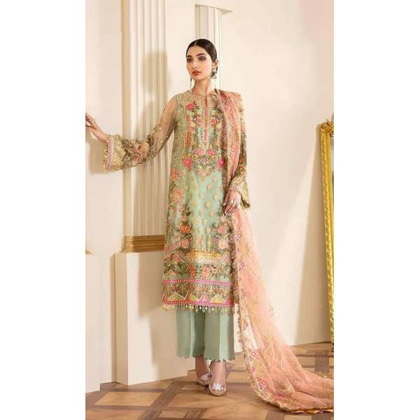 Green Pakistani Designer Suit Party Wedding Outfit