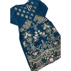  Blue Embroidered Readymade Pakistani Salwar Suit