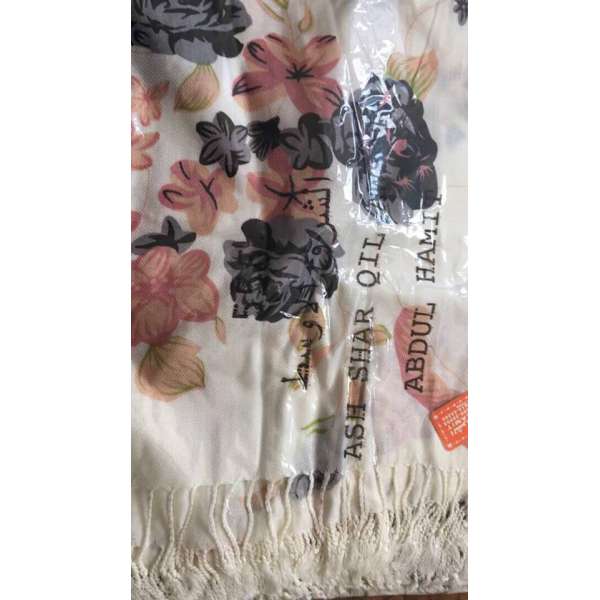 Stunning Long Floral Wrap Shawl