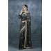 Grey Indian Saree Latest Embroidered Party Sari