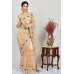 Beige Heavy Embellished Bridal Saree