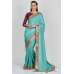 Ferozi & Purple Indian Designer Saree