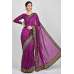 Purple Indian Designer Party Saree