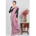 Black & Onion Lycra Frilled Readymade Saree