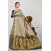 Grey & Black Designer Banarasi Indian Saree