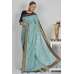 Dark Mint Ethnic Indian Party Wear Saree