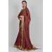 Maroon Ethnic Embellished Party Saree