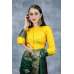 Green & Yellow Indian Ethnic Wedding Saree