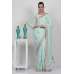 Elegant Mint Embroidered Wedding Wear Indian Fancy Saree
