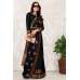 Black Indian Designer Party Wear Saree