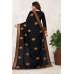 Black Indian Designer Party Wear Saree
